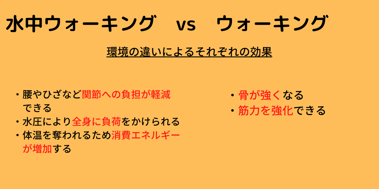 どっちが効果的 水中ウォーキング Vs ウォーキング イマエン